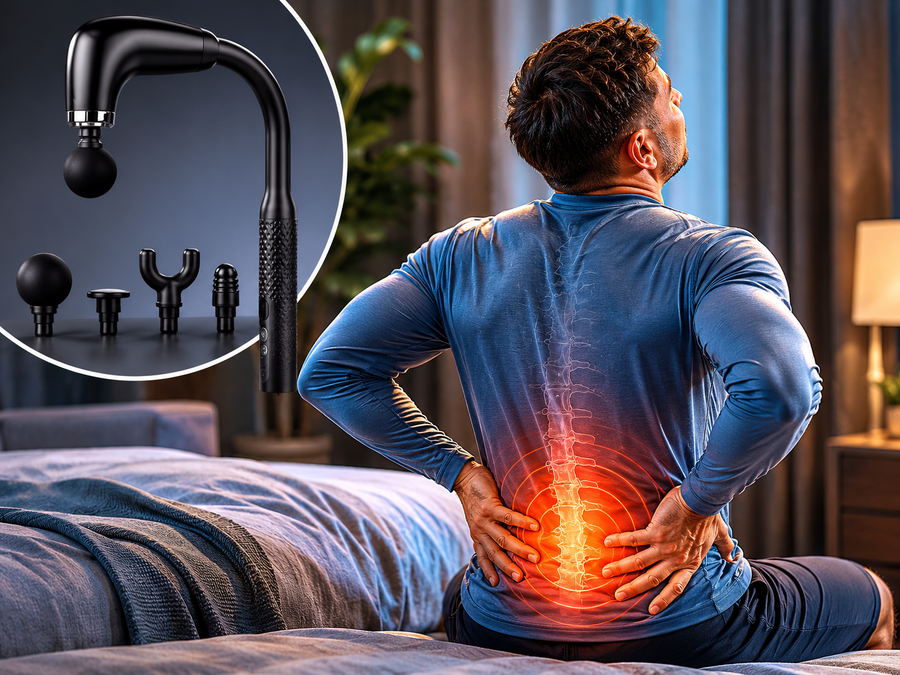 Upper back and shoulders. Without help.
