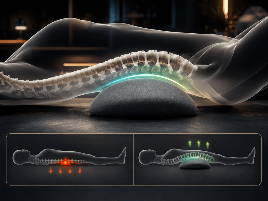 Shaped for your lower back. From the first second.