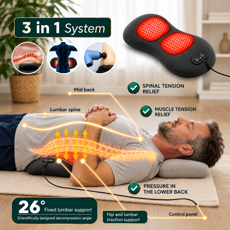 SpineRise™ Lumbar Massager