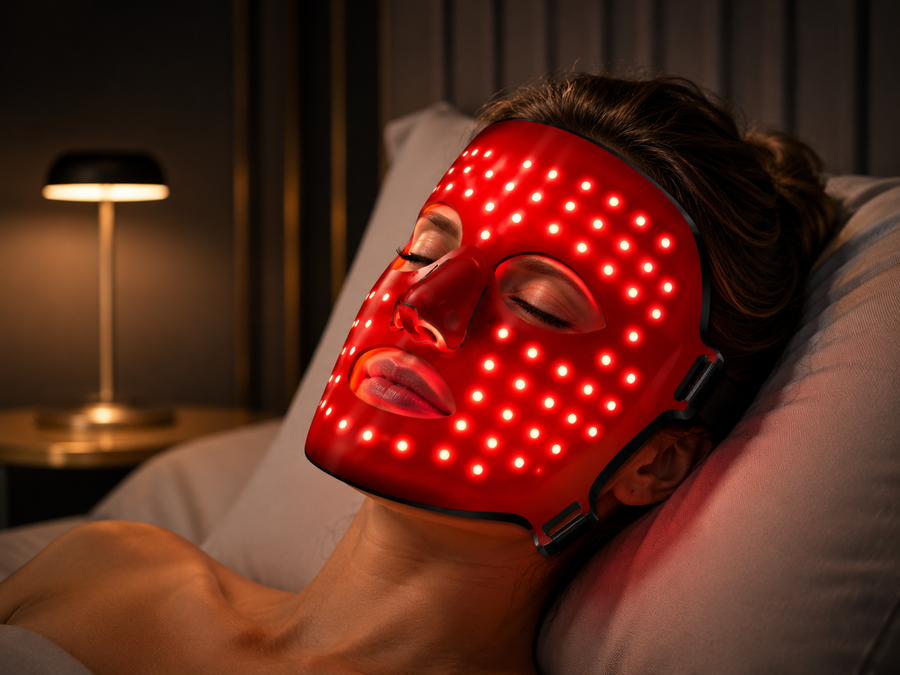 Full face and neck — covered in one session.