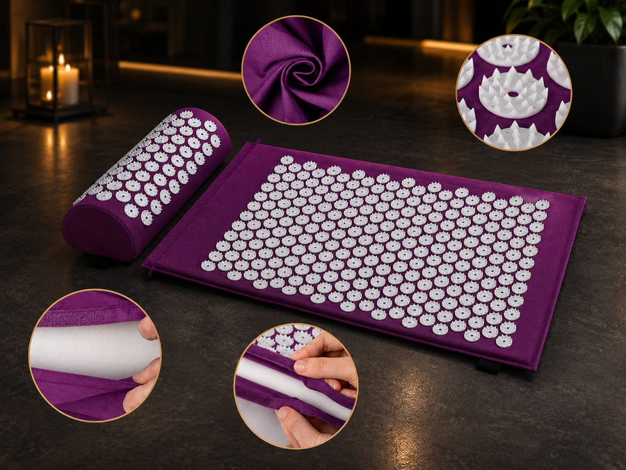100% cotton. High-density foam. Spikes that stay put.