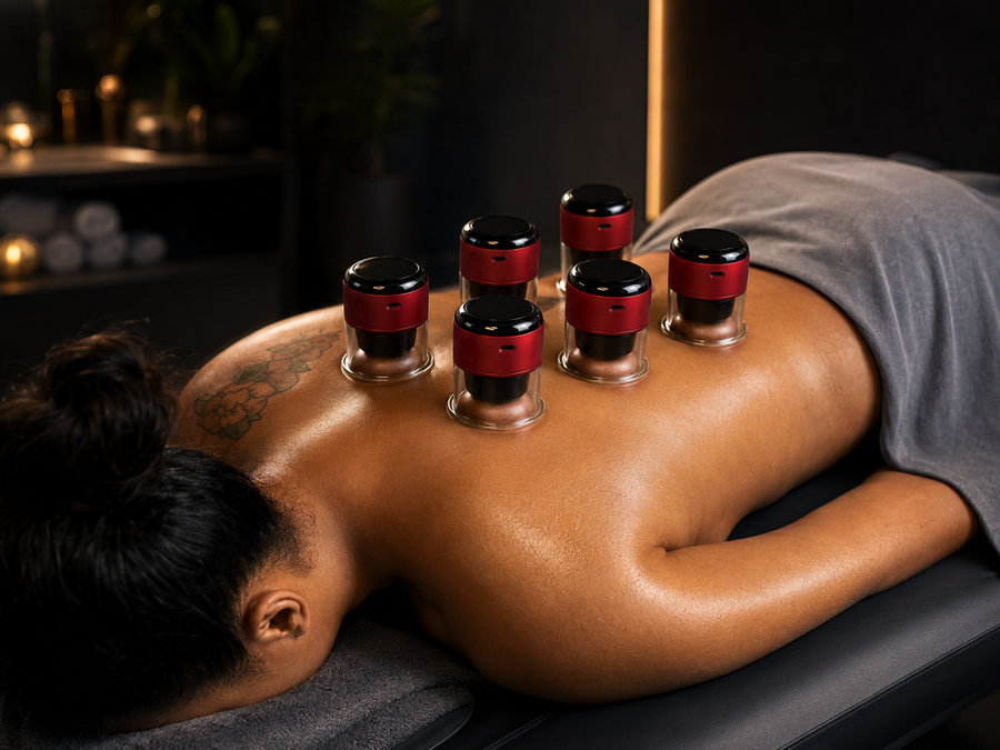 Professional cupping. No therapist required.