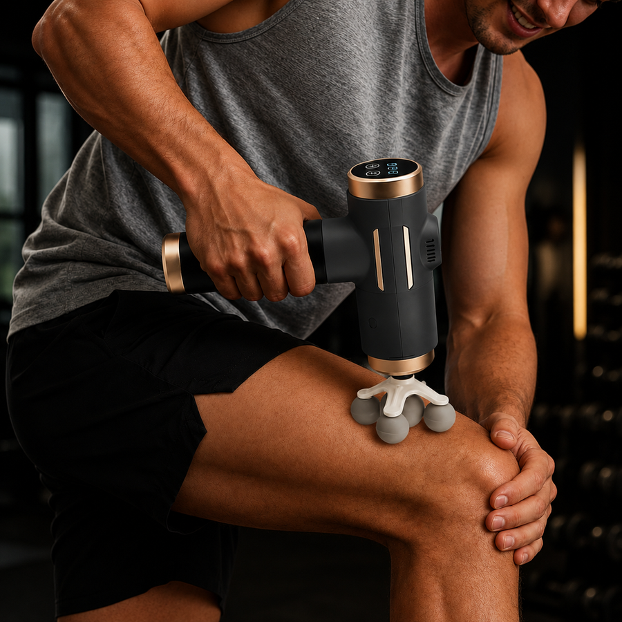 Leg recovery at the gym or at home