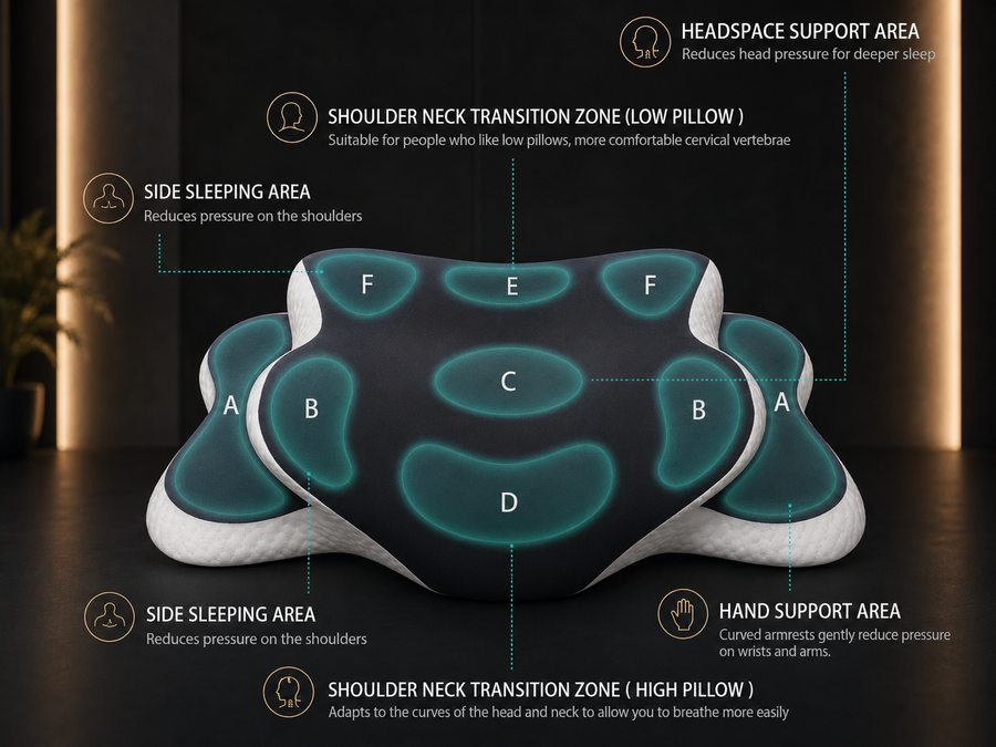 Six zones. One for every sleep position.