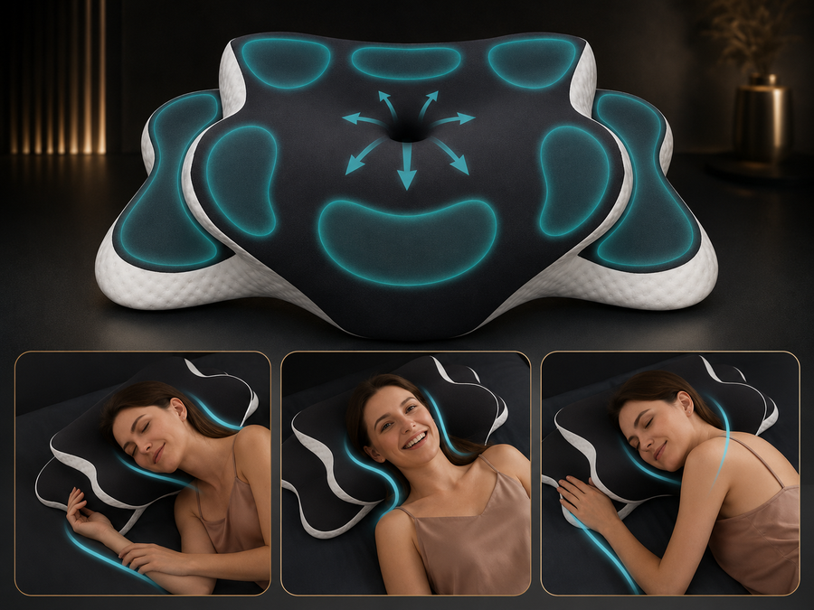 Back, side or face — the foam follows you