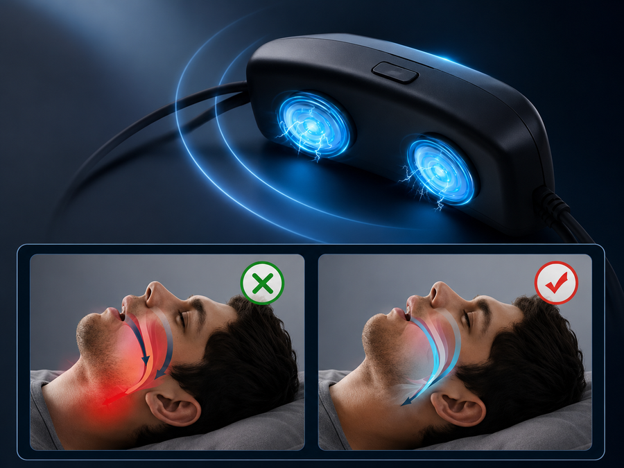 Blocked airway. Relaxed muscles. The cycle explained.